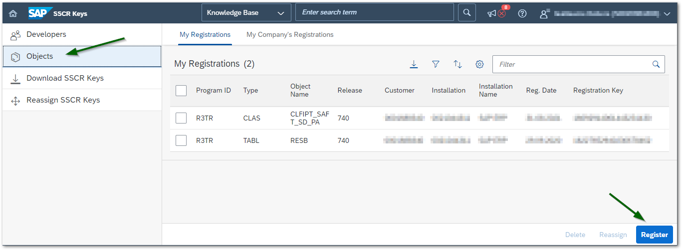 Get SAP access keys (SCCR keys) SAPTIPS